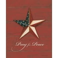 thumbnail image 2 of Marrott, Stephanie 20x24 White Modern Wood Framed Museum Art Print Titled - Pray for Peace, 2 of 4