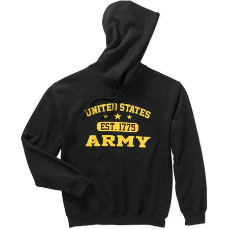 - Big Men's Military Officially Licensed Fleece Traditional Hoodie, 2XL