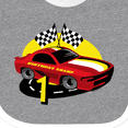 thumbnail image 4 of Inktastic Race Car 1st Birthday Boys Baby Bib, 4 of 4