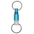 thumbnail image 3 of Llavero Giratorio Liberación Rápida Metal Porta Llaves Coche Desmontable (claro) Azul, 3 of 4