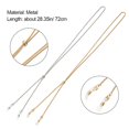 thumbnail image 3 of Fashion Adjustable Mask Lanyard Anti-lost Glasses Chains Eyeglasses Strap Mask Chain Sunglasses Lanyards GOLD, 3 of 8