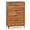 5 Drawer, variant on YYAo Chest of Drawers, Storage Organizer Unit,3 Drawer Dresser with Interlock System for Bedroom Living Room-Cherry