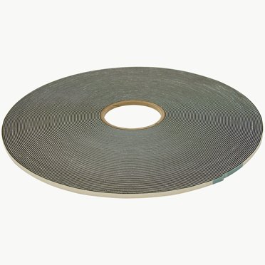 JVCC Black Masking Tape - 1/4" X 60 Yards, JV497 Model, Saturated Crepe Paper