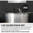 thumbnail image 2 of Granitestone 5 Quart Stock Pot Nonstick Coating hard anodized Pasta Pot Stock Pot Non Stick with Tempered Glass Lid, Dishwasher & Oven Induction Safe, 2 of 7
