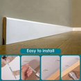 thumbnail image 3 of 400 Pcs Double-Head Skirting Thread Seamless Nail,Rust-Proof No Trace Skirting Thread Screws Set with 4 Rods, with Nail, 3 of 5
