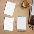 thumbnail image 3 of Top Spiral Notebook Grid, Pocket Notepad Small Memo Pad, 4.13 x 5.7 Inches A6 Graph Pocket Journal with Frosted Cover for Technical Drawing Bullet Journaling, YDYB, 3 of 9