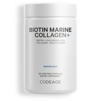 Codeage Biotin Marine Collagen, Wild Caught, 120 Capsules