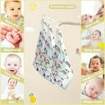 thumbnail image 3 of 5 PCS Abstract Shards Music Notes Baby Muslin Washcloths, Soft Absorbent Face Towel Burp Cloths Cotton Bath Wipes Infant Wash Cloth for Newborn Boys Girls, 3 of 7