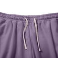 thumbnail image 4 of Mens Casual Joggers Pants Cotton Drawstring Chino Hiking Pants Outdoor Sweatpants with Pockets Joggers Sweatpants ,XXL-Purple, 4 of 6