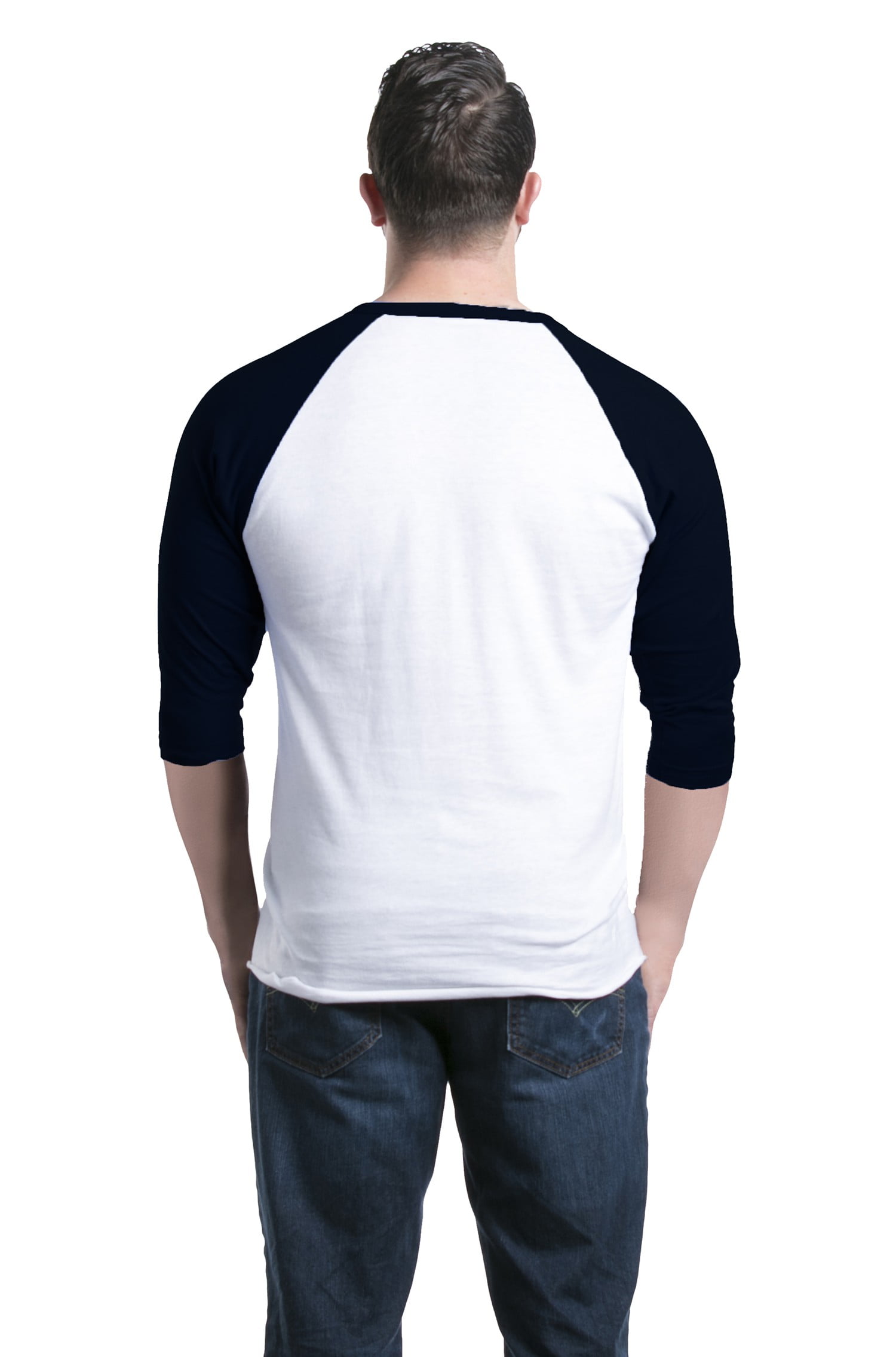 Shop4Ever Men's Love Puzzle Heart Autism Awareness Raglan Baseball Shirt XX-LargeWhite/Black