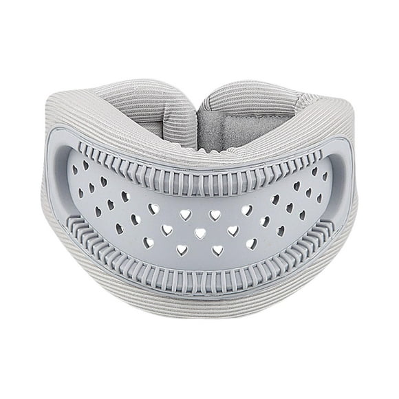 Collarín cervical cómodo, ajustable, compacto y transpirable. Cuello hueco. en forma de corazon