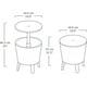 thumbnail image 5 of Keter Hielera 30L, Illuminated Cool Bar, Mesa De Almacenamiento con Luces Led, Conservadora De Bebidas, Polipropileno, 5 of 8