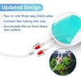 thumbnail image 3 of 6pcs Aquarium Plastic One Way Check Valves Non-Return, Air Pump Accessories for Fish Tank Airline Tubing, 3 of 5