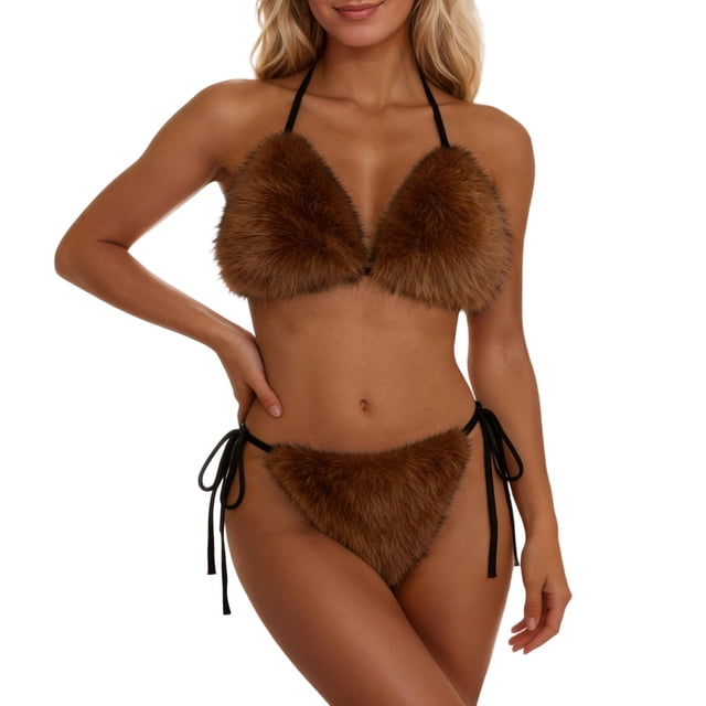 Beachwear Set for Summer Leisure with Sleek Strapless Solid Design and Versatile Two-Piece Bikini Ensemble