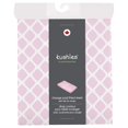 thumbnail image 2 of Kushies Drap-Housse en Flanelle avec Fentes - Treillis Rose, 2 of 2