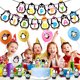 thumbnail image 4 of Suministros para fiesta de cumpleaños de pingüino, pancarta de pingüino de feliz cumpleaños para decoración de fiestas infantiles, 4 of 4