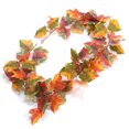 thumbnail image 3 of Maple Leaf Vine Ceiling Red Maple Leaf Garland Decoration Simulation Rattan Piping Hanging Wall Garnish Fall Collapsible Ornament Maple Cane, 3 of 8