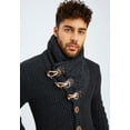 thumbnail image 2 of Cardigan with Stand-Up Collar – Stylish Design in Anthracite, 2 of 38