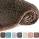 thumbnail image 2 of Alfombrilla de baño espesar alfombras de baño antideslizantes peludas con microfibra suave absorbente de agua para baño ducha bañera dormitorio 40*60 cm marrón WD.WDQZL Hogar, 2 of 6