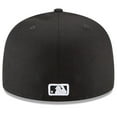 thumbnail image 4 of Men's New Era Black New York Yankees 59FIFTY Fitted Hat, 4 of 5