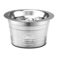 thumbnail image 1 of Graflsoa Eco-Friendly Stainless Steel Reusable Coffee Capsule for Cafissimo & Compatible Machines, Silver, 32x26x46mm, Includes Brush & Spoon, Gift Box Packaging, 1 of 7