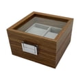 thumbnail image 1 of Caja organizadora de relojes Salvador madera 2 ranuras regalo cumpleaños, 1 of 10