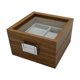 thumbnail image 1 of Caja organizadora de relojes de madera Fernando con 2 ranuras elegante caja de exhibición de joyas, 1 of 8