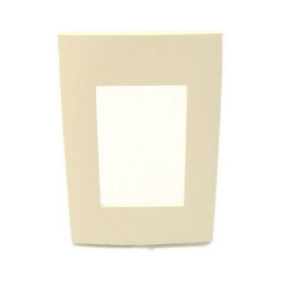 Leviton ACWP1-NTL 1-Gang Natural Acenti Screwless Snap-On Mount Wallplate