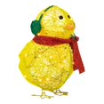 thumbnail image 1 of Farol de gallina luminoso para exteriores con orejeras de bufanda, decoración navideña para Pañuelo rojo pequeño, 1 of 9