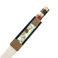 thumbnail image 3 of Solid Brazilwood 4/4 Full Size Violin Fiddle Bow Bien equilibrado Circle Style Ebony Frog Abanopi Arco de violín, 3 of 7
