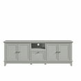 thumbnail image 2 of FESTIVO Rustic 72-Inch TV Stand with Adjustable Shelves, Hidden Storage - 72" in Width Light Grey, 2 of 5