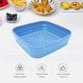 thumbnail image 3 of Ollas De Freidora De Aire Cesta de freidoras de aire de silicona plegable para el hogar cocina horno vaporera utensilios de cocina Sywqhk Libre de BPA, 3 of 6