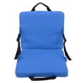 thumbnail image 3 of Coussin de Chaise Pliable, Format Portable en EPE et Éponge, Coussin de Plage Extérieur Confortable avec Pochette de Rangement pour Terrain de Balle Rouge, Bleu, Noir, 3 of 8