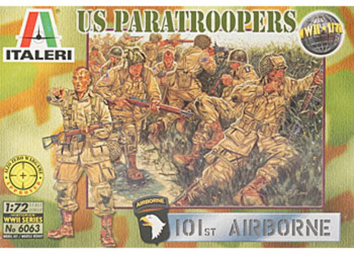 PARATROOPERS WWII 1/72 Kit 6063 Italeri AMERICAN U.S 