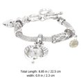 thumbnail image 2 of 1 Pce Beau Bracelet pour Femmes avec Montre, Bracelet Charme Clouté en Pierre de Rinçage, 2 of 9