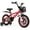 Red, variant on Costway 18" Kid's Bike for 4-8 with Height-Adjustable Handlebar & Saddle Handbrake Purple