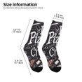 thumbnail image 2 of Goofa In Pizza We Crust Art Pattern Children's Crew Socks, Kids' Daily Wear and Sports Socks, Breathable Socks, Sports Socks, Moisture-Wicking Socks for Children, 2 of 6