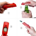 thumbnail image 3 of Bottle Opener,Funny Launcher Shooter Bottle Opener for Creative Game,Family Party,Bar ,Outdoor Barbecue,Plastic(Red), 3 of 4