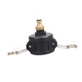 thumbnail image 1 of Adaptador de contenedor IBC Adaptador de manguera de tanque de agua eficiente para manguera de agua Barril de tonelada Boquilla de latón de 2 pulgadas, 1 of 9