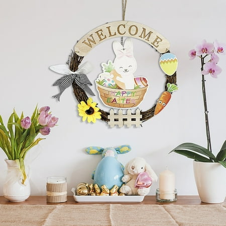 

Easter Decoration Home Garland Easter Bunny Pendant Spring Garland Door Hanging Christmas Halloween Decorations Outdoor Led Lights Wall Stickers Fall Home Decor Kitchen Essentials 818H 1350
