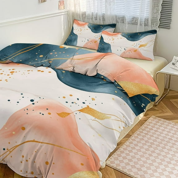 Colorful Marble (11) 3D Duvet Cover Set Quilt Cover Theme of for Bedroom Decoration