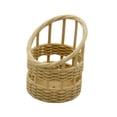 thumbnail image 3 of Cesta de Almacenamiento en Miniatura para Niñas Baoblaze Cesta Tejida para Casa de Muñecas 1/6 Caqui, 3 of 8