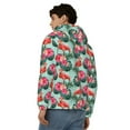 thumbnail image 4 of Naloa Palm Leaves Flamingo Men’s Hoodies, Zip up Hoodie, Sweatshirts,Hoodies for Men Sizes S-3XL-3X-Large, 4 of 5