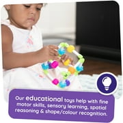 Fat Brain Toys Quubi Flexible Sensory Cube, Sensory Learning, Tactile Development, Ages 3 Months+