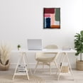 thumbnail image 3 of Stupell Industries Rectangular Shapes Pattern Abstract Painting Gray Floater Framed Canvas Art Print Wall Art, 17 x 21, 3 of 10