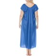 thumbnail image 2 of EZI Nightgowns for Women - Soft & Breathable Satin Night Gowns for Adult Women - Medium to Plus Size Womens Sleep Shirts - Long Mid-Length Nightgown, 2 of 9