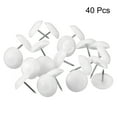 thumbnail image 3 of Furniture Feet Nail Chair Table Leg Protector Pad 24mm Dia Plastic 40pcs, 3 of 4