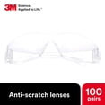 thumbnail image 3 of Gafas de seguridad 3M Virtua Clear Lens, marco transparente, paquete de 100, 3 of 7