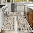 thumbnail image 6 of Kitchen Rugs Sets of 3 Non Slip Washable Kitchen Mats for Floor, Waterproof Kitchen Runner Rug, Floor Mat Carpet for Entryway, Laundry, Sink, Hallway, Bathroom, 6 of 12