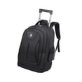 thumbnail image 4 of Mochila con ruedas Mochila informal Maleta de gran capacidad Mochila con ruedas Mochila para computadora portátil para adultos Niños Escuela Trabajo Negro, 4 of 8